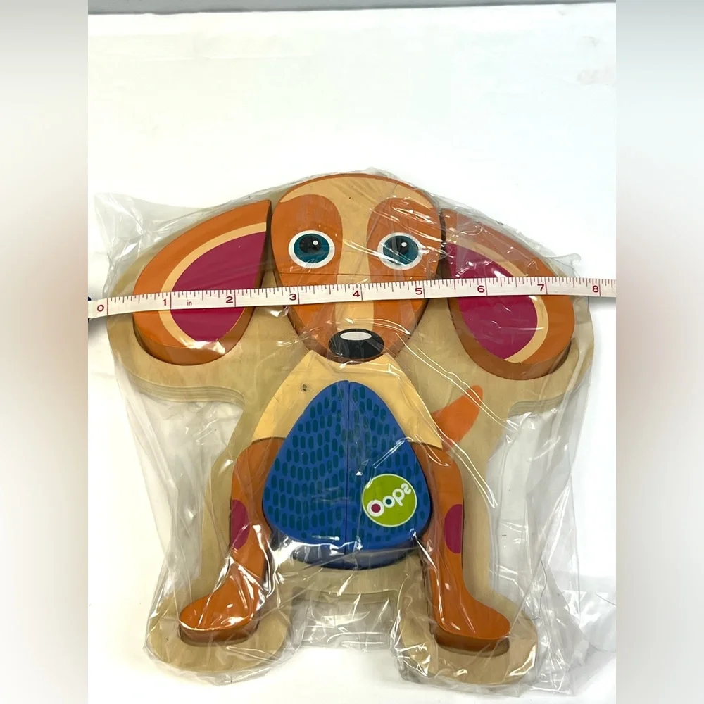 Oops- Dog puzzle ,‎ Wood, multi color, Pre-Owned
